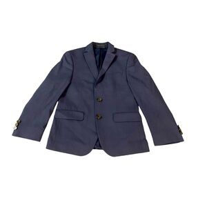 Lauren Ralph Lauren Boys Blazer Navy Dark Blue 10R Pockets School Church Party
